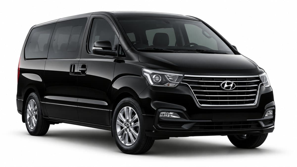 Van de pasajeros premium negra